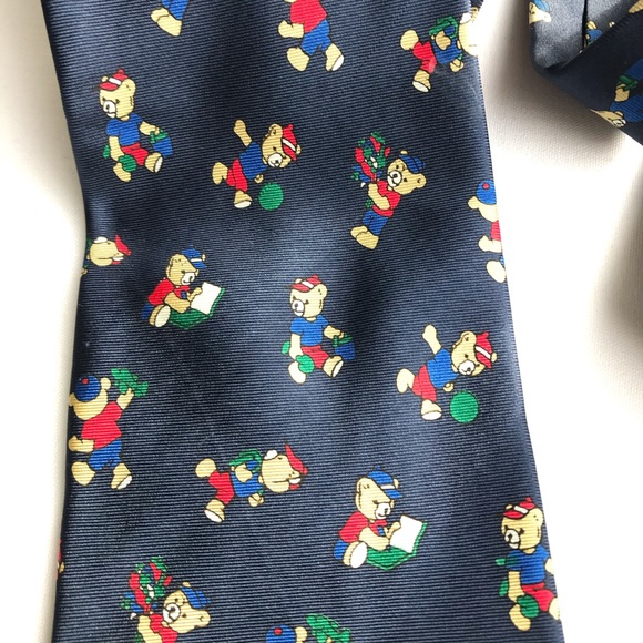 Giorgio Redaelli 100% Italian silk Christmas tie - Picture 4 of 7